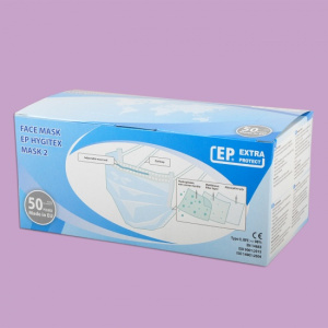 Medical mask EP Hygitex Mask 2, CE Certificate 0